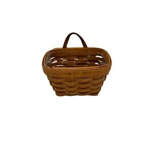 1993 Longaberger Ambrosia Basket w/Protector 5.5"L x 4"W x 4"H